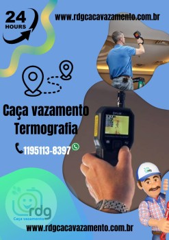 Caça Vazamento com Camera Termografica na Raposo Tavares