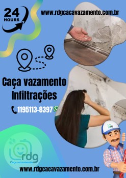 Caça Vazamento Infiltração em Embu das Artes