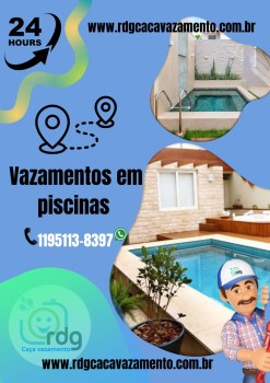Caça Vazamento Piscina no Centro